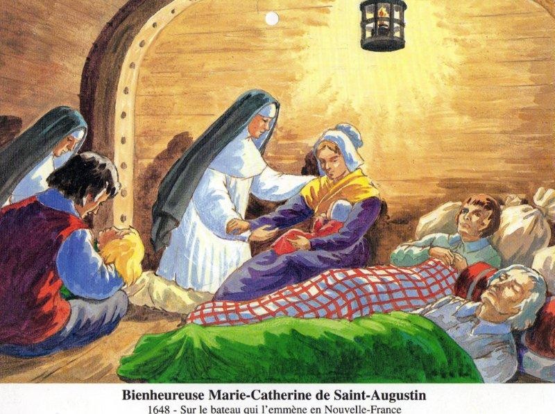 Arrivée de Catherine de Saint Augustin