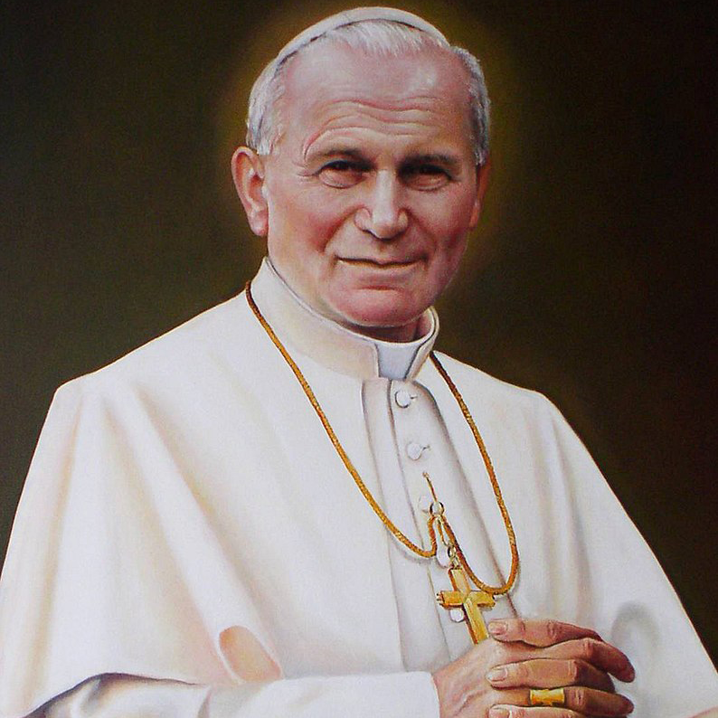 Le pape Jean-Paul II, ami de Catherine